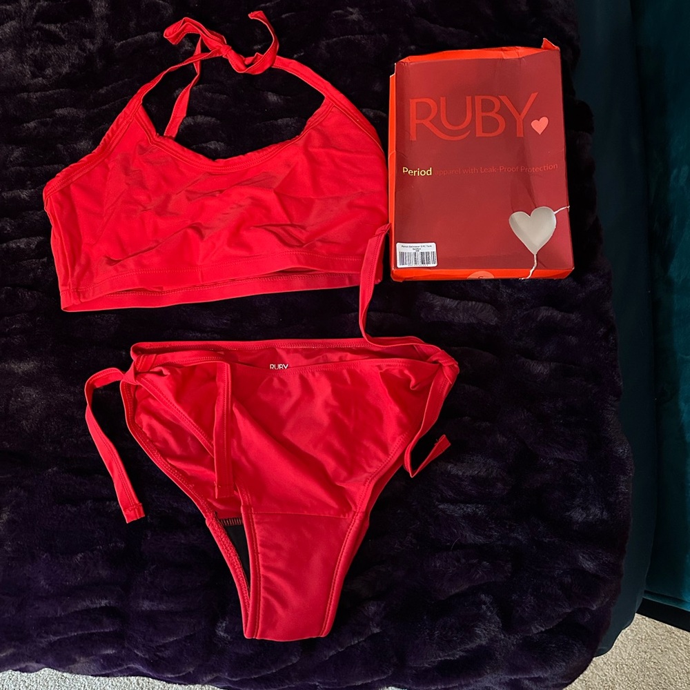 Ruby Red Bikini Set